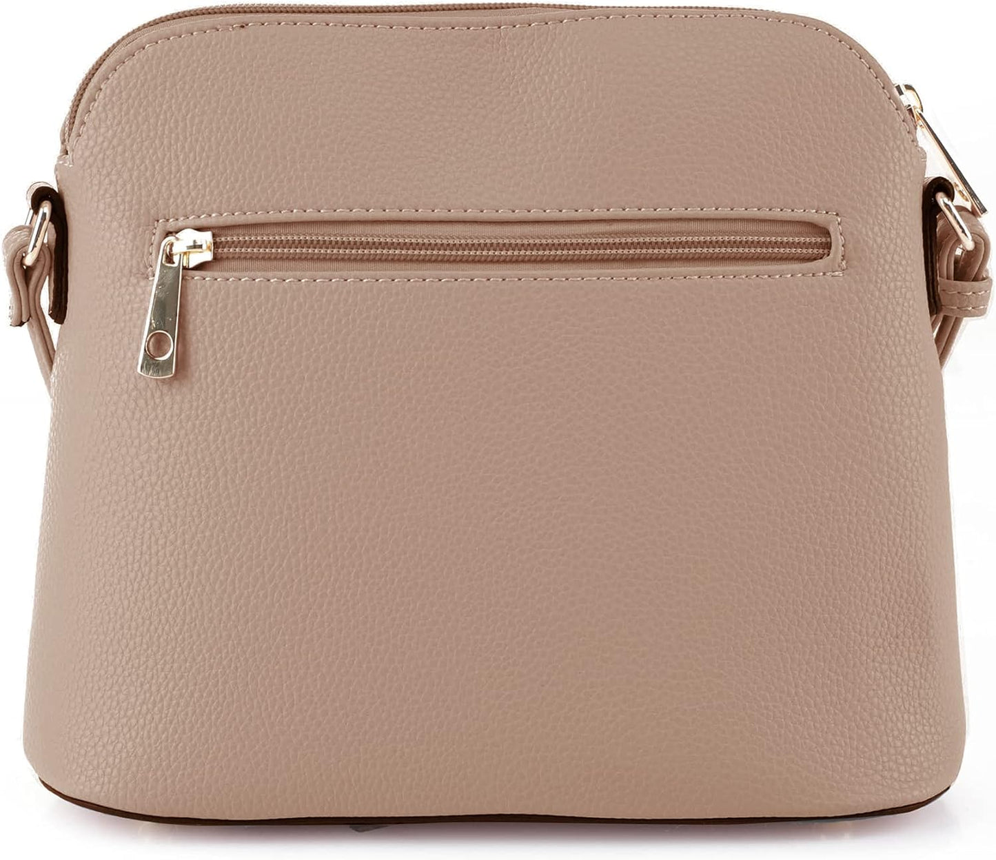 SG SUGU Lunar Lightweight Medium Dome Crossbody Bag Shoulder Bag with Tassel | Zipper Pocket | Adjustable Strap