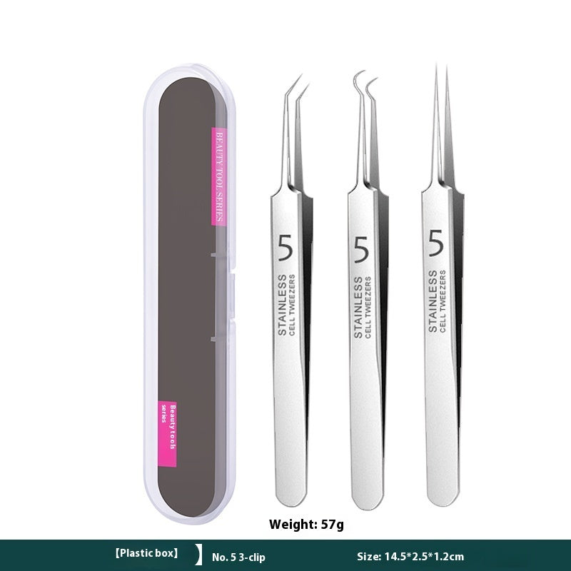 Acne Needle Set Stainless Steel Tweezers