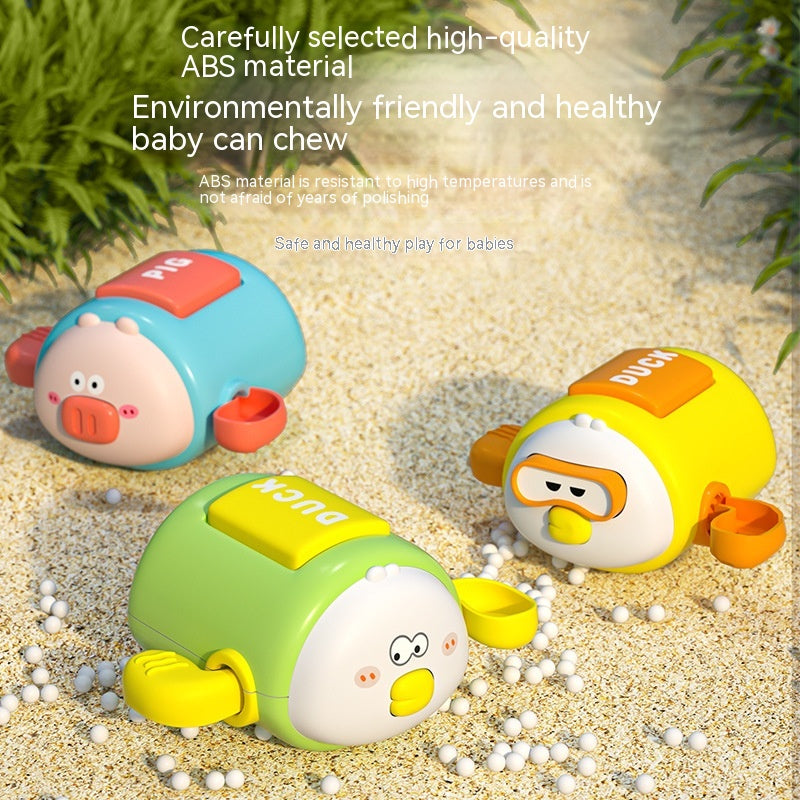 Children's Bath Toys Cartoon Clockwork Bath Water Toys