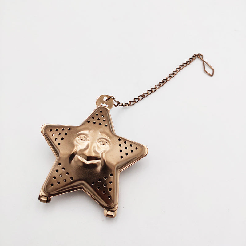 Hangable Stainless Steel Star-shaped Tea Leaking Tea Ball