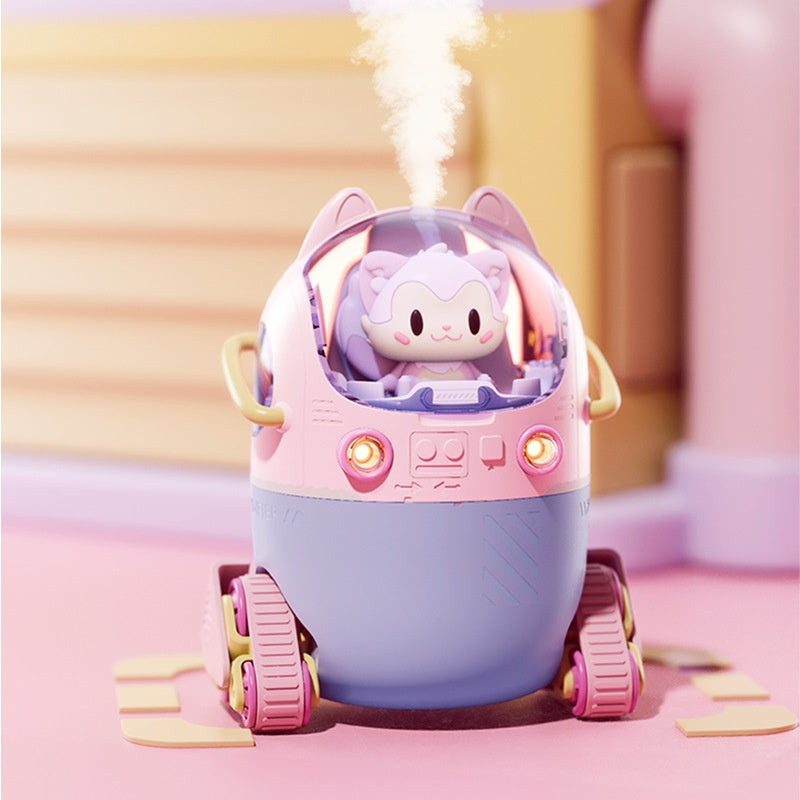 USB Small Heavy Fog Portable Water Replenishing Instrument Cartoon Space Capsule Doll Humidifier