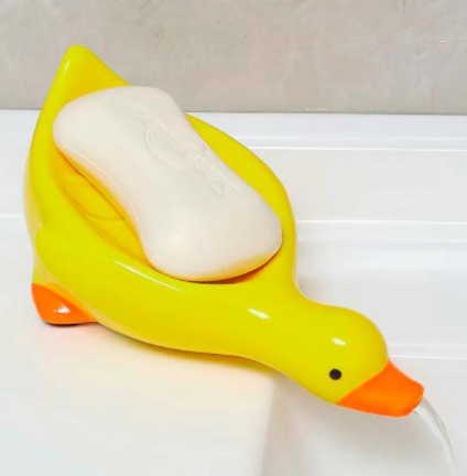 Cartoon Creative Cute Duck-shaped Ceramic Soap Box