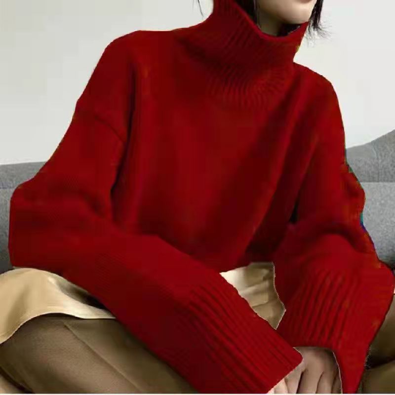 Knitted Casual Thickened Base Sweater