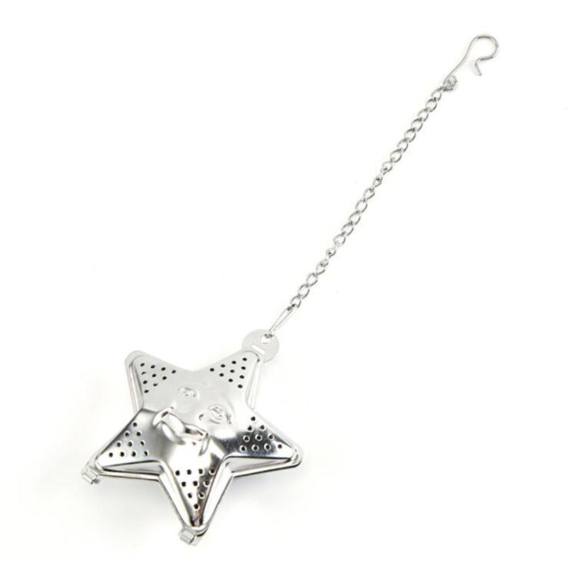 Hangable Stainless Steel Star-shaped Tea Leaking Tea Ball