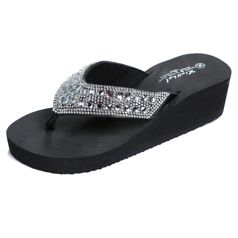 Women's Summer Rhinestone Slippers Women's Outdoor Fashion