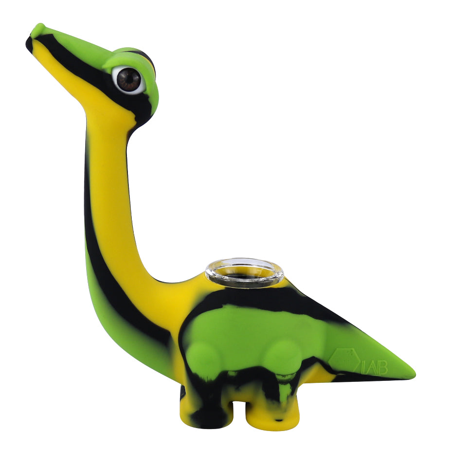 Food Grade Silicone Dinosaur Pipe Cartoon Shape