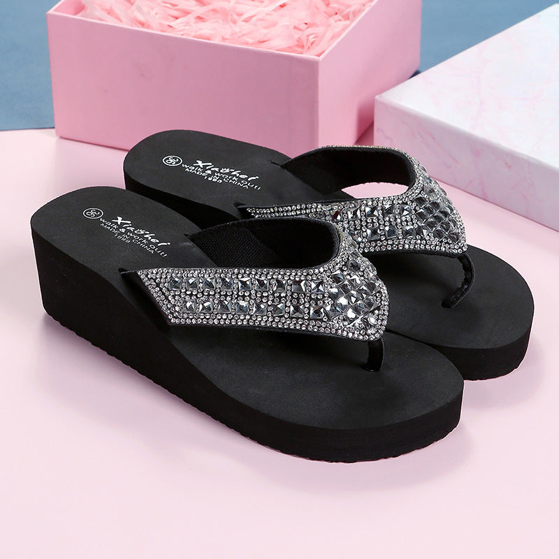 Women's Summer Rhinestone Slippers Women's Outdoor Fashion