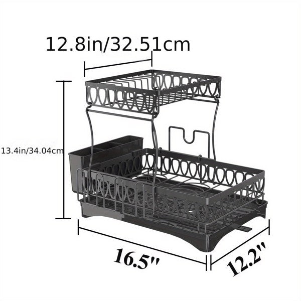 Pull Out Cabinet Organizer With Two Layers