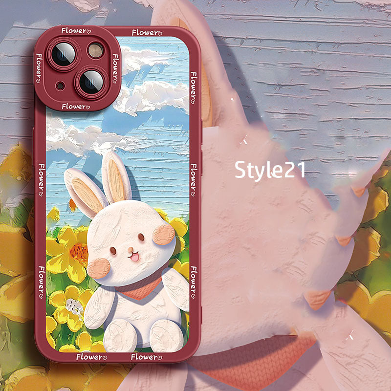 New Silicone Cartoon Mobile Phone Case