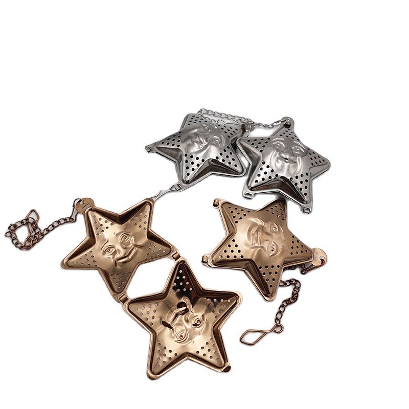 Hangable Stainless Steel Star-shaped Tea Leaking Tea Ball