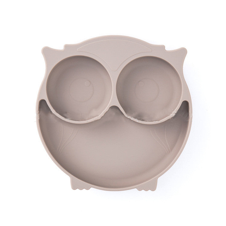 Children Owl Silicone Dinner Plate