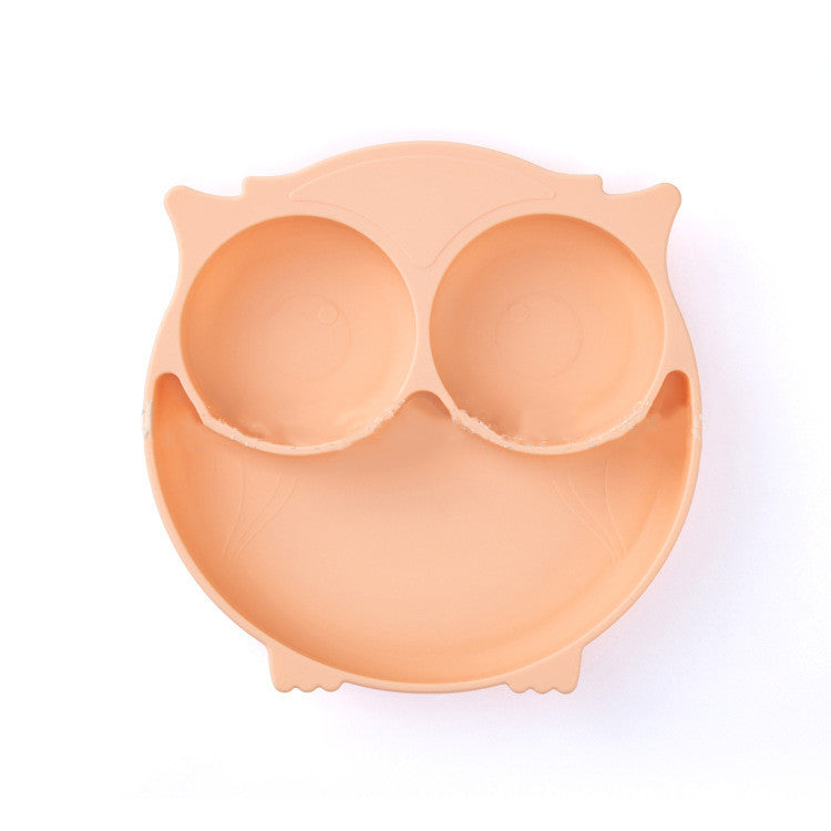 Children Owl Silicone Dinner Plate