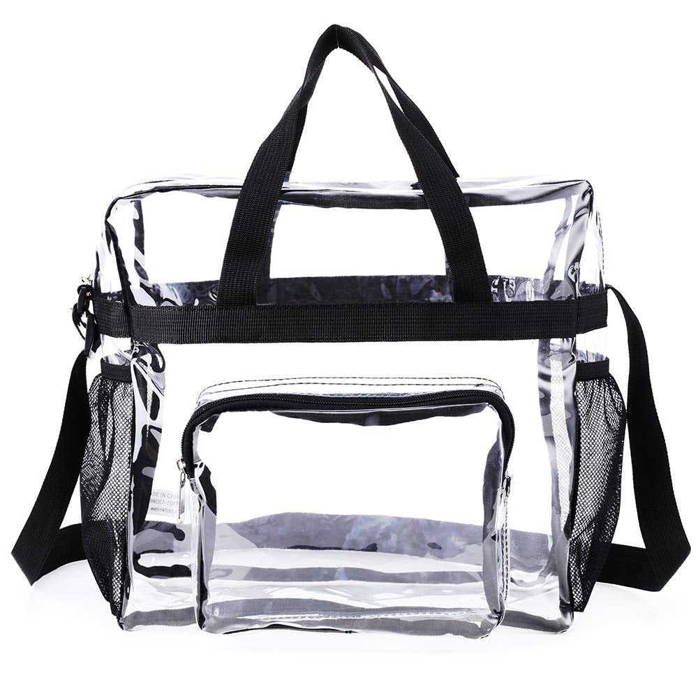 PVC Transparent Bags Handbag Portable Travel Buggy Bag