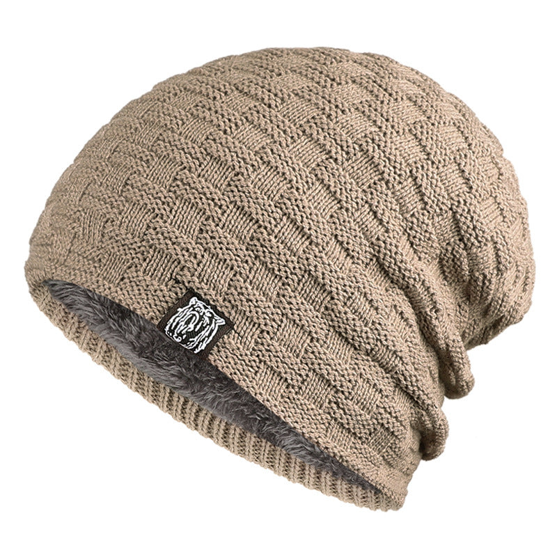 Tiger Label Fleece Warm Men's Hat