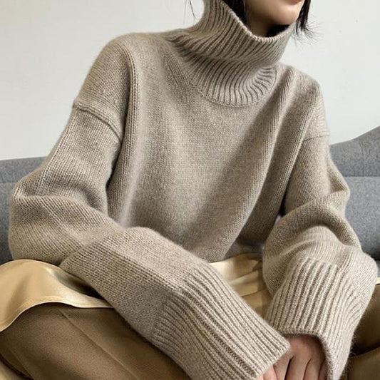 Knitted Casual Thickened Base Sweater