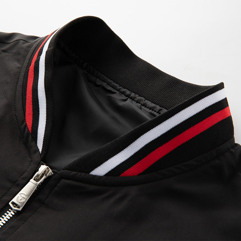 Fall New Four-bar TB Jacket Men's Baseball Collar