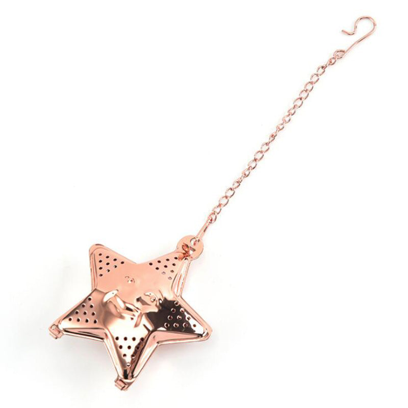 Hangable Stainless Steel Star-shaped Tea Leaking Tea Ball