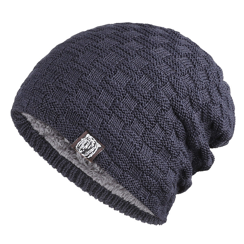 Tiger Label Fleece Warm Men's Hat